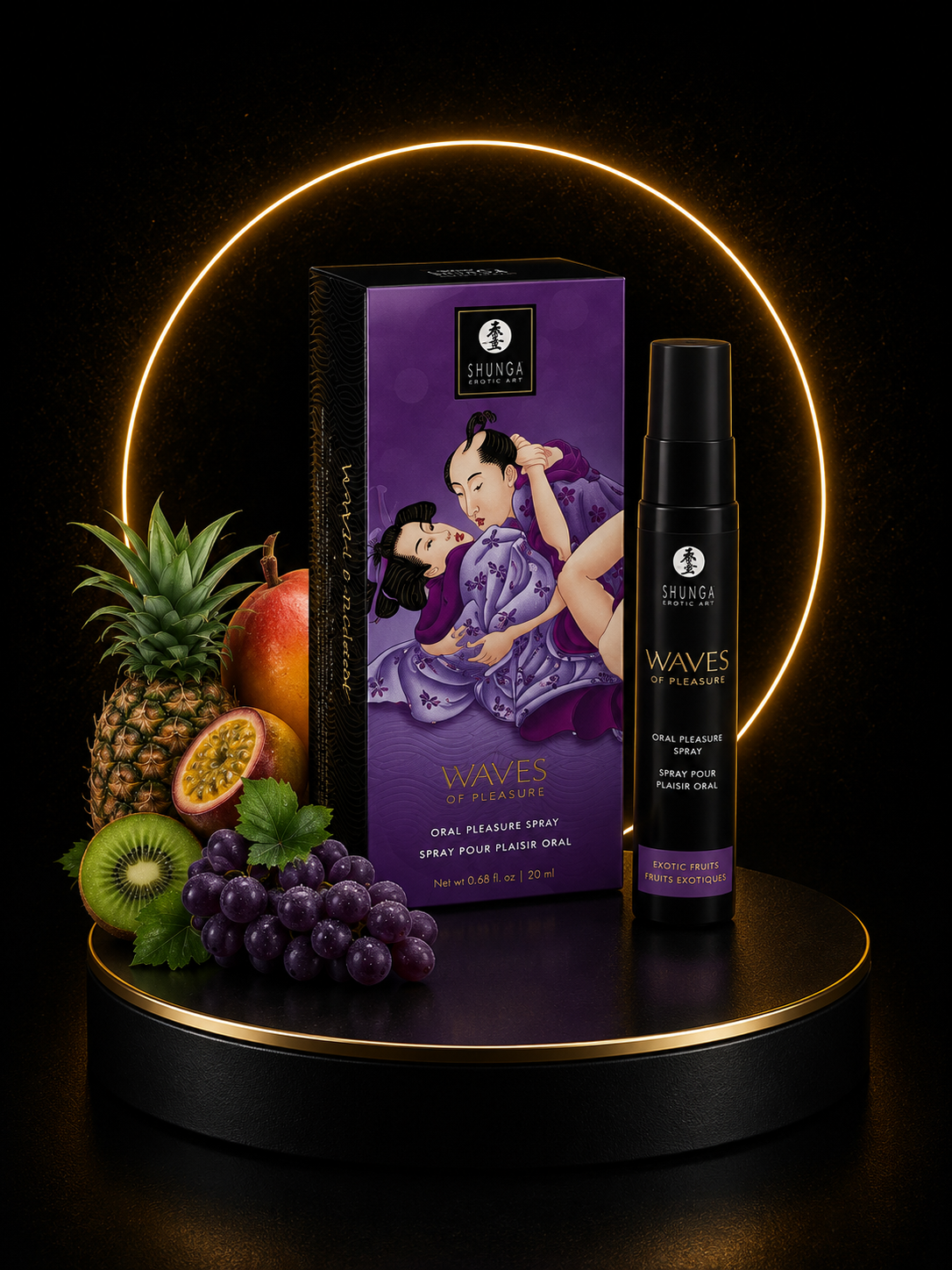 Lubrifiant Shunga Waves of Pleasure — Fruits Exotiques — 20ml