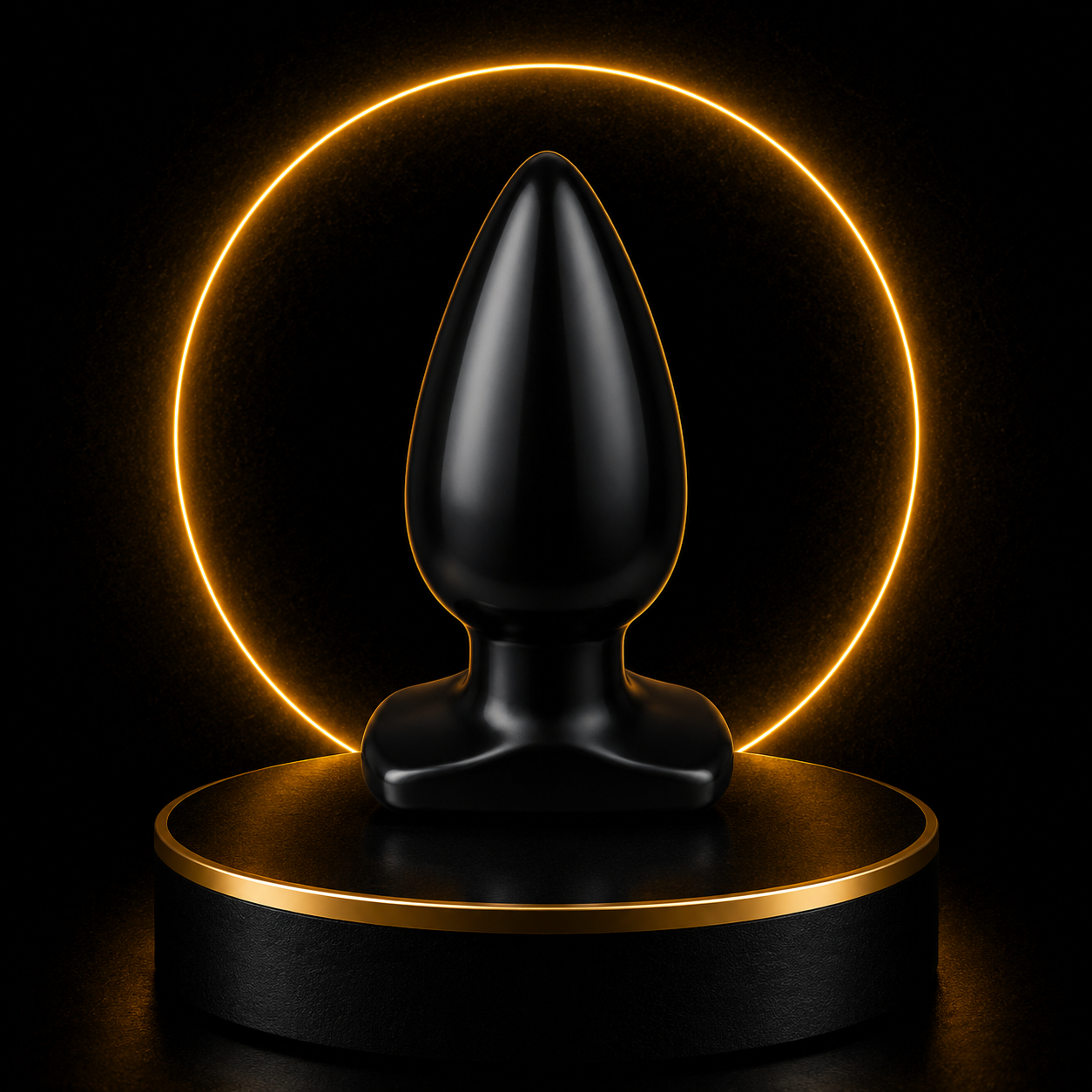 Plug Medium Noir — 9 x 5cm